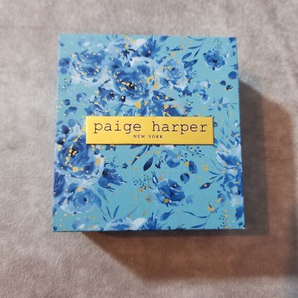 Paige Harper Silver Plated‎ Cubic Zirconia Stud Earrings - Picture 4 of 5